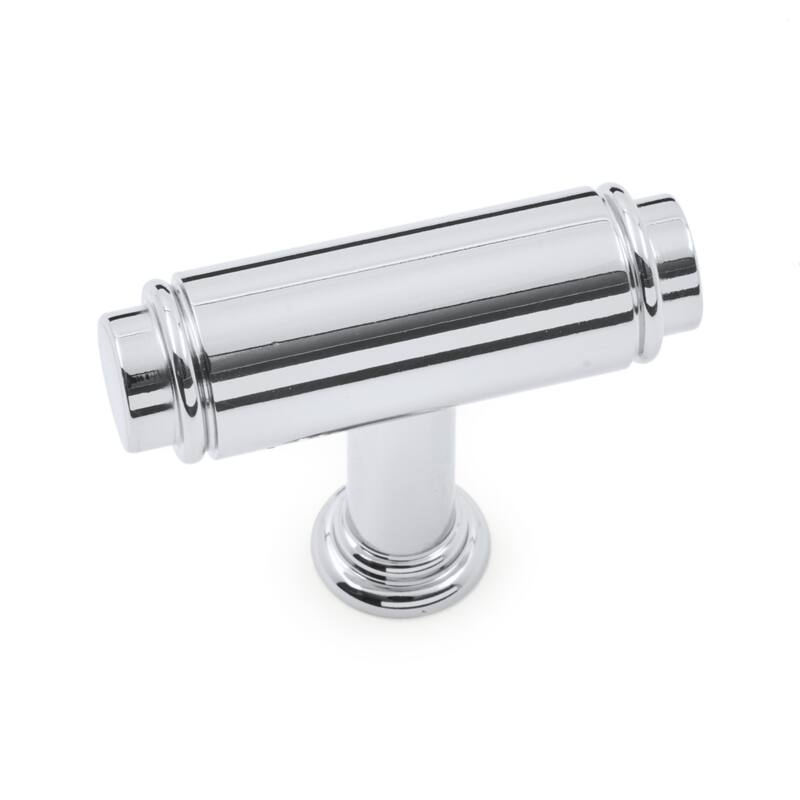 RK International Cylinder 1-13/16 Inch Bar Cabinet Knob - Polished Chrome