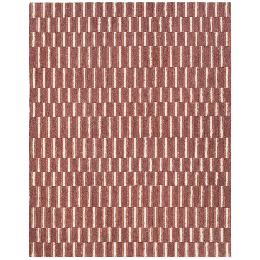 Terra by Obeetee Retro Willa Rust Rug
