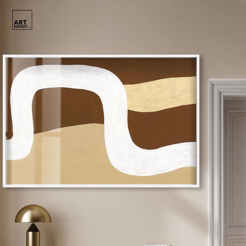 Minimal Wavy II Shadowbox by Art Remedy