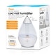 preview thumbnail 13 of 19, Crane 0.5 Gal. Droplet Cool Mist Humidifier for Rooms up to 250 sq. ft. - 0.5 Gallons