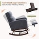 preview thumbnail 19 of 105, HOMYKA Rocking Chair for Nursery with Footrest