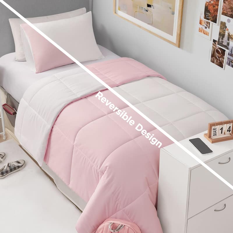 The Sheet Lab Box Stitch Reversible Comforter Sets