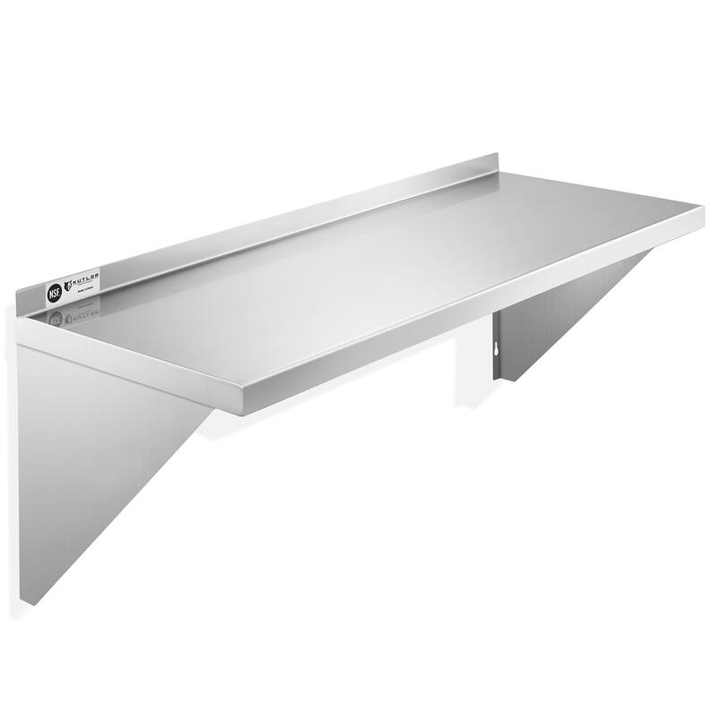 Stainless Steel Shelf NSF Commercial Kitchen Wall Shelving