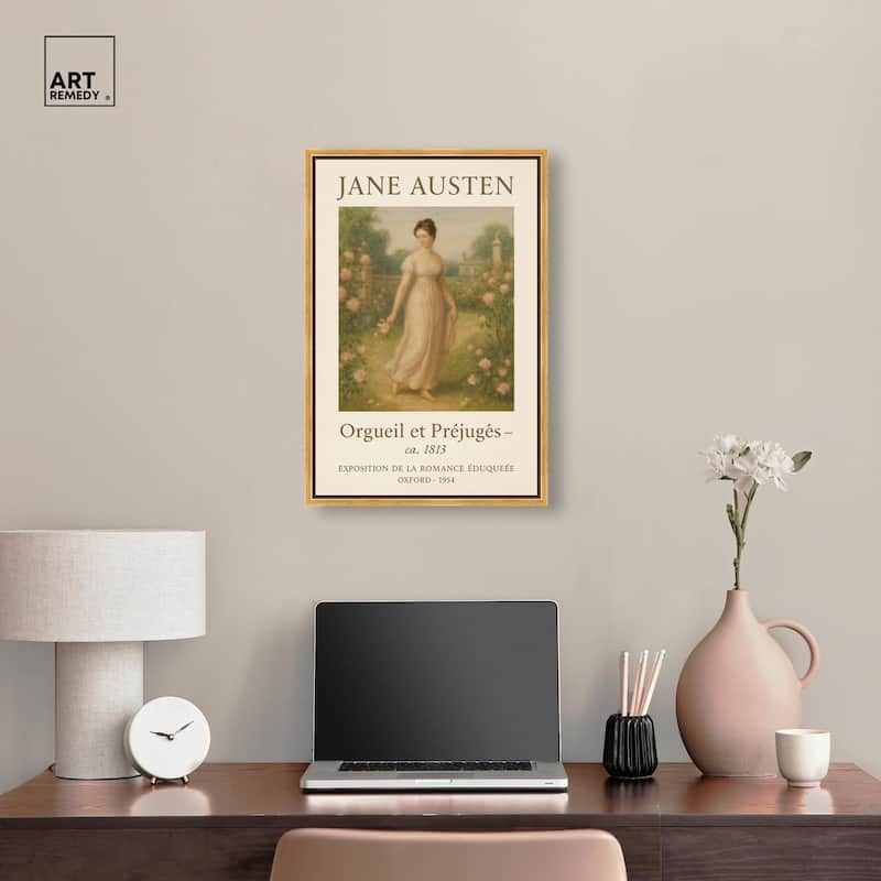 Lady in Austen's World Canvas by Art Remedy