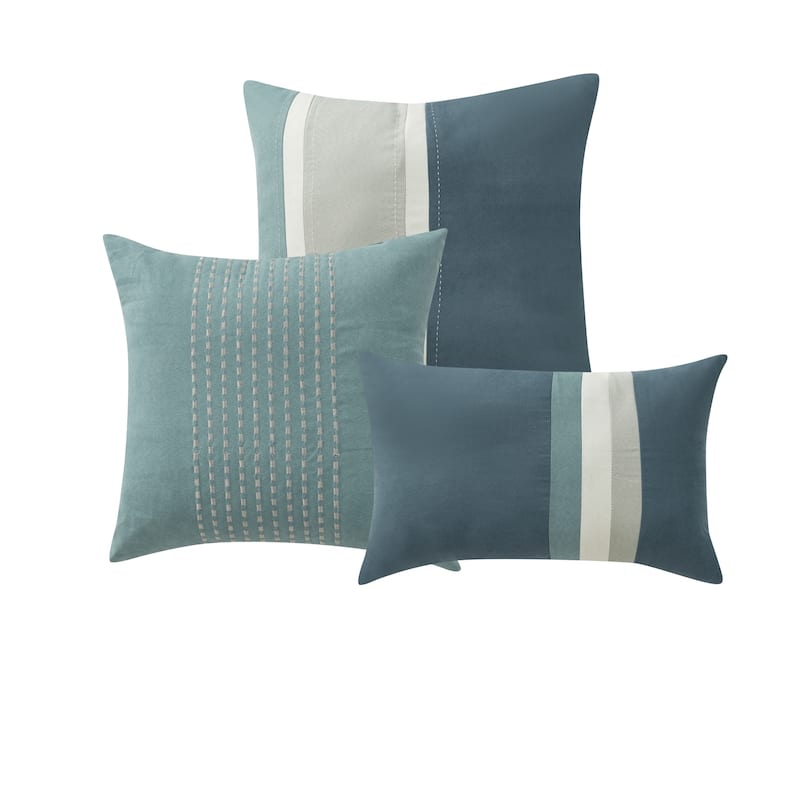 Harvey 7 Piece Suede Comforter Set
