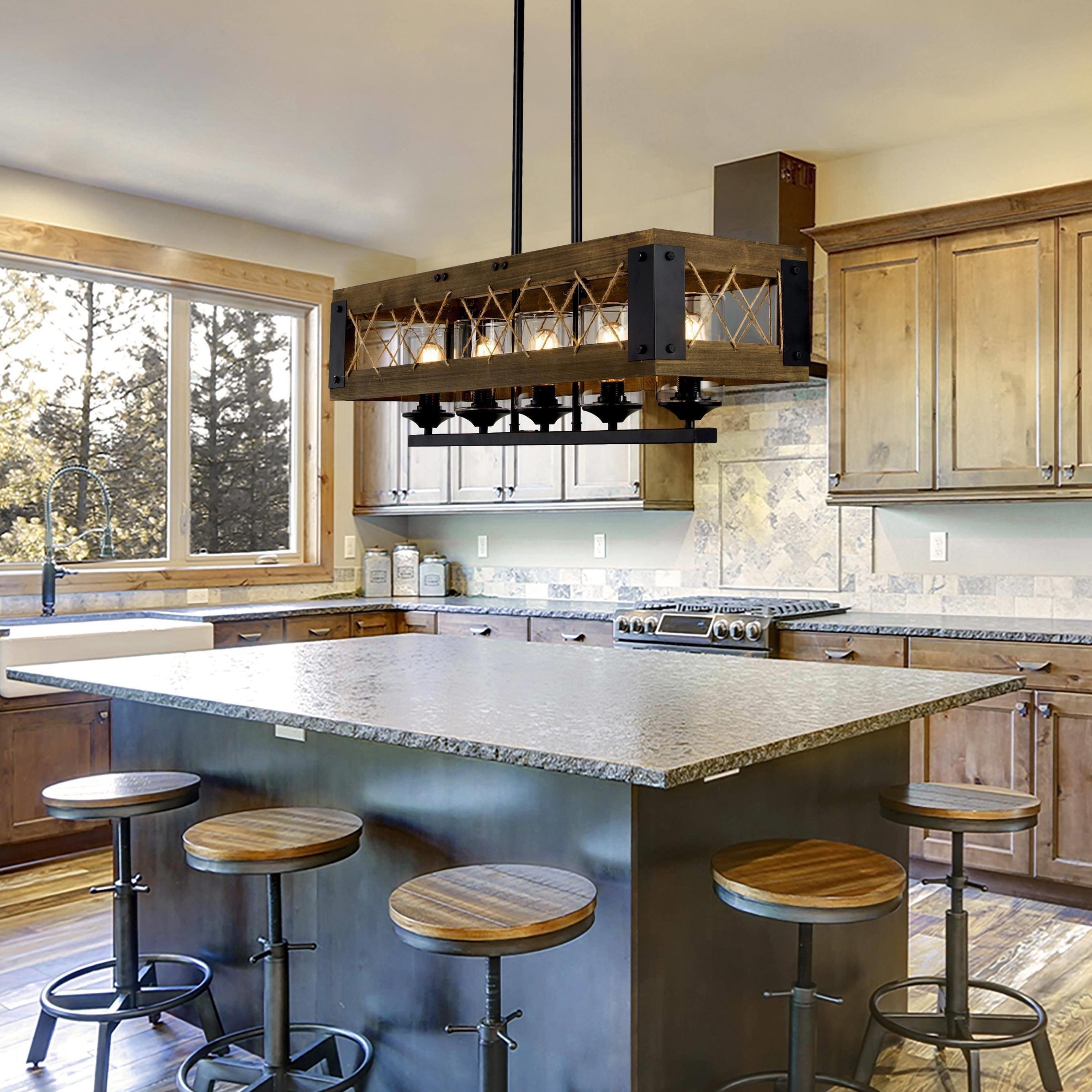 Wood Kitchen Island Lights Bed Bath Beyond