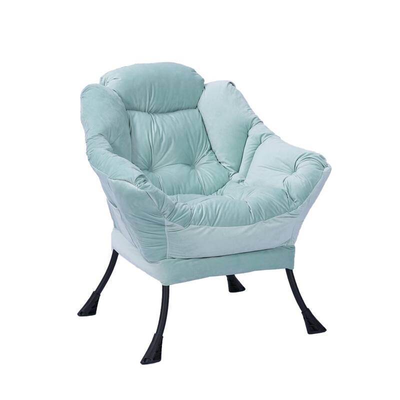 Modern Living Room Single Leisure Lounge Lazy Chair with Ottoman