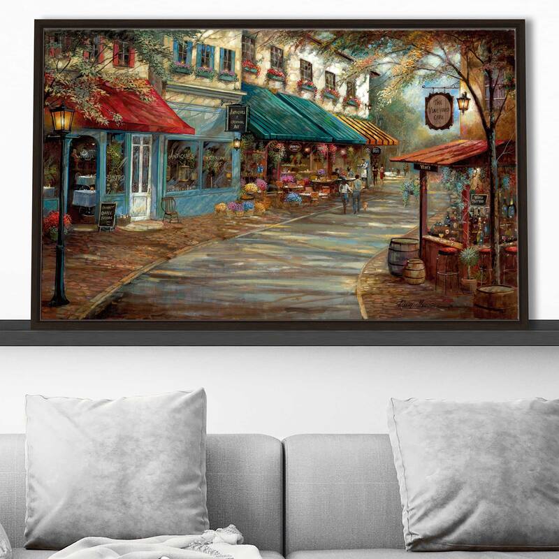 "Romantic Interlude" by Ruane Manning Print on Floating Canvas