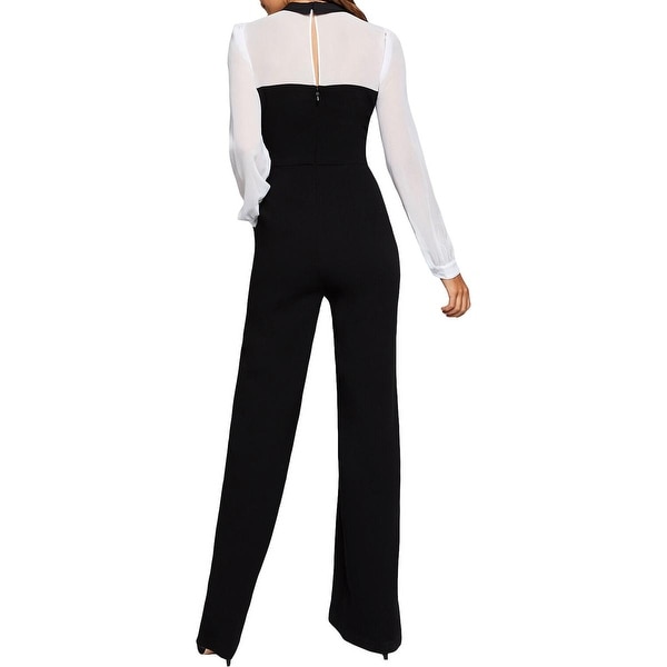 bcbg color block jumpsuit