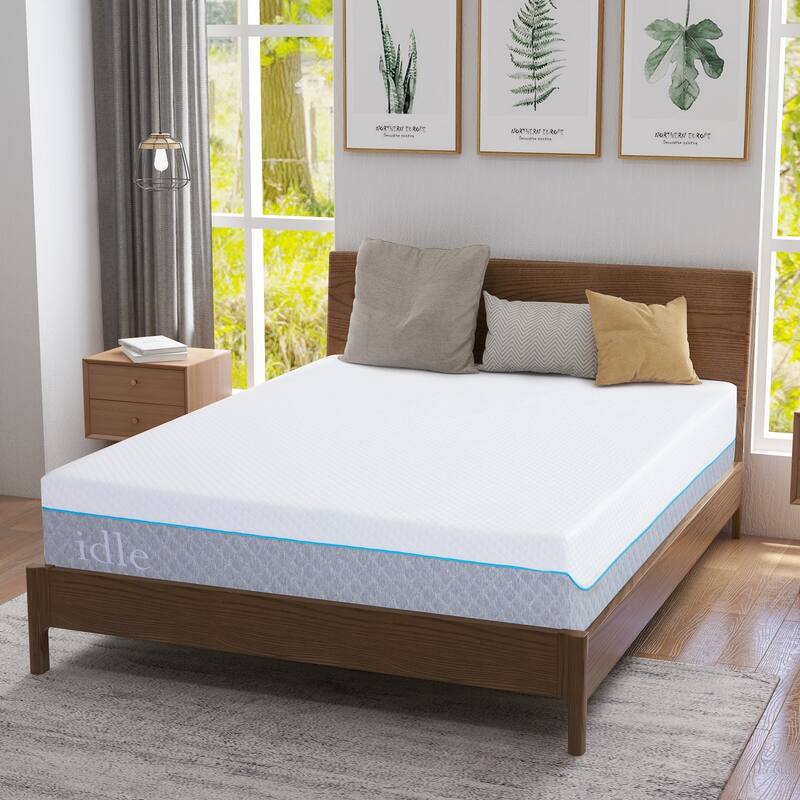 12 inch Gel Memory Foam Mattress, Cooling Medium Feel Bed Mattress in a Box, CertiPUR-US
