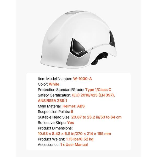 UIMOSO Safety Helmet, ANSI/ISEA Z89.1 Approved ABS Safety Hard Hat with 6-Point Ratchet Suspension - On Sale - Bed Bath & Beyond - 43452476 UIMOSO Safety Helmet, ANSI/ISEA Z89.1 Approved ABS Safety Hard Hat with 6-Point Ratchet Suspension - On Sale - Bed Bath & Beyond - 43452476