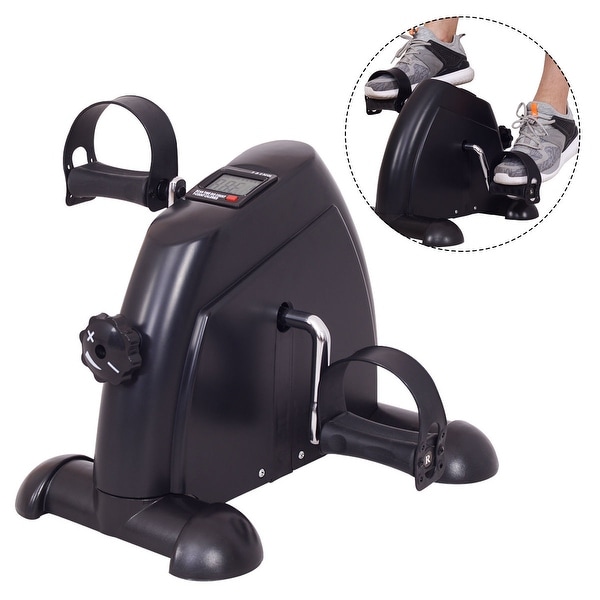 Costway LCD Display Pedal Mini Cycling Fitness Leg Exercise Bike Indoor Stationary