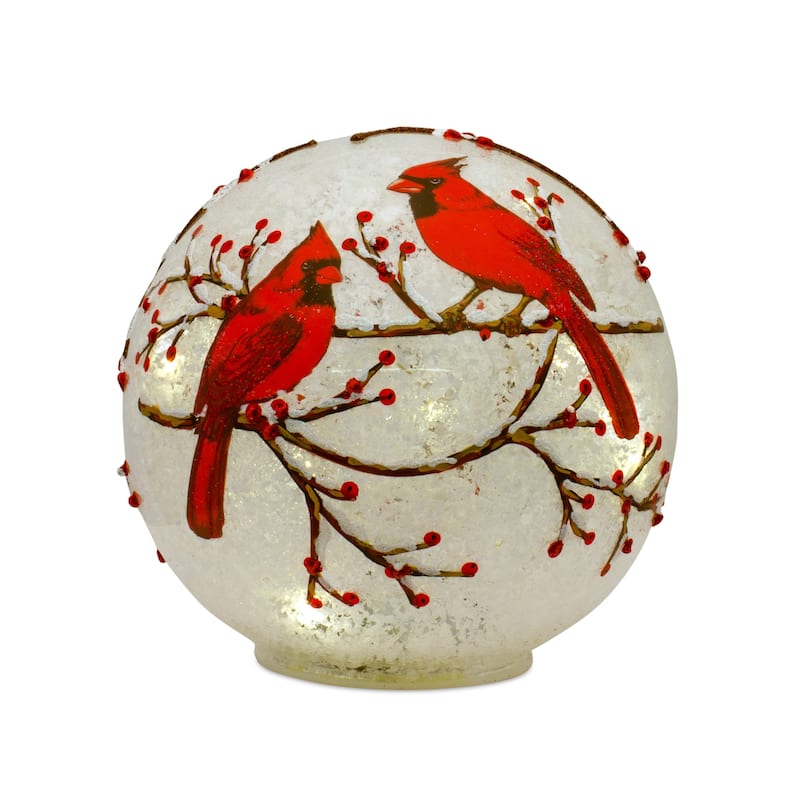 LED Cardinal Globe (Set of 3)
