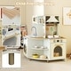 preview thumbnail 9 of 8, Gymax Kids Play Kitchen w/Working Faucet & Sink Microwave & Dishwasher