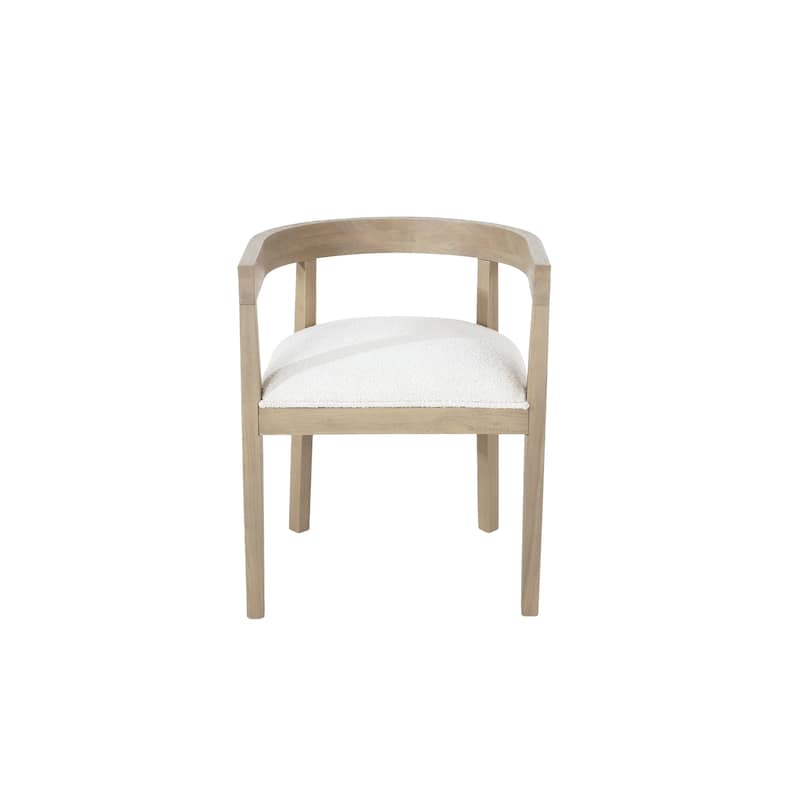 Ladieu Fabric and Wood Tub Dining Chairs （Set of 2）by Christopher Knight Home