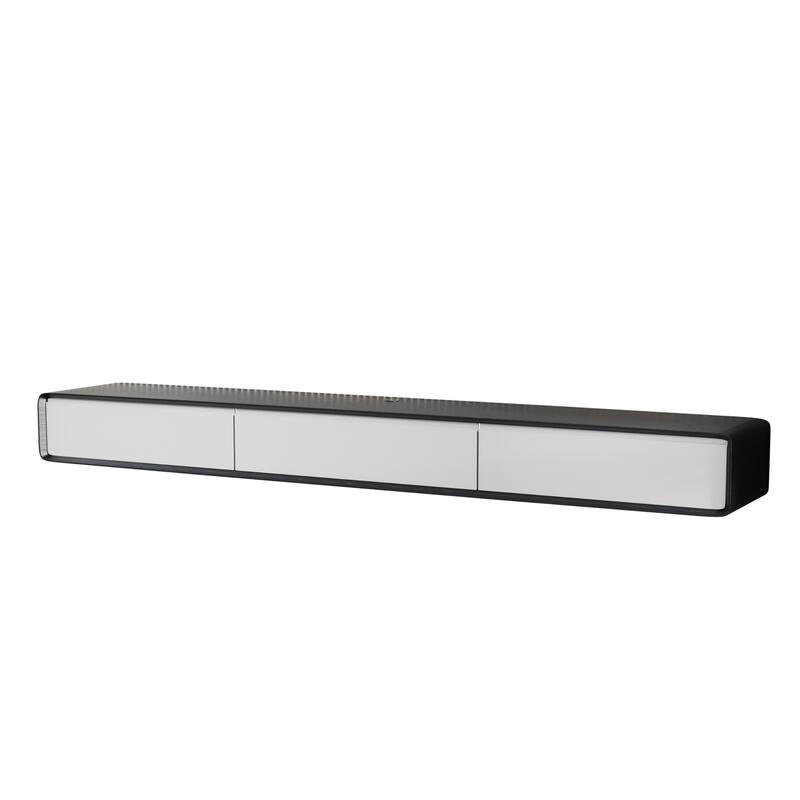 Modland 78" Modern Floating TV Stand Wall Mounted Media Control Center for Living Room - 78