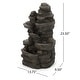 preview thumbnail 3 of 9, Coweta Outdoor Tier Rock Fountain Outdoor 4 by Christopher Knight Home