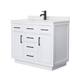 Option White / Giotto Quartz Top / Matte Black Hardware