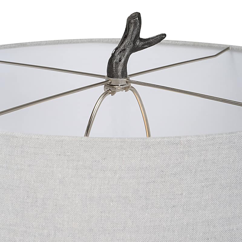 Uttermost Spruce Rustic Floor Lamp - 69"H,  Shade 11"H x 18"Dia.