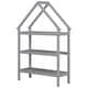 preview thumbnail 36 of 47, House Bed Frame Twin Size, Metal Platform Bed Floor Bed for Kids