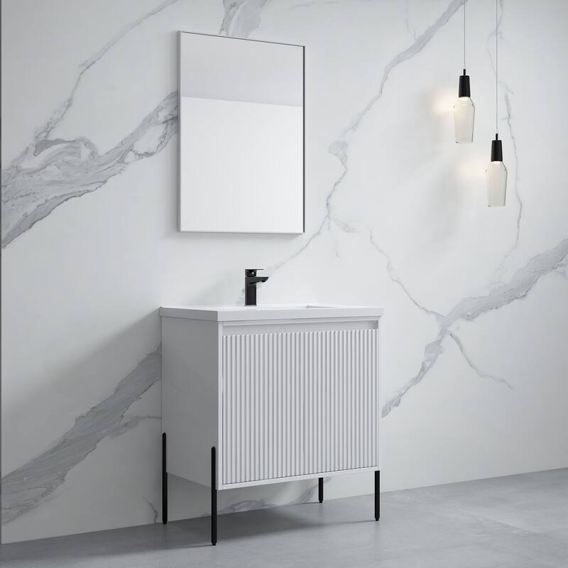 Ripple 30" Single Bathroom Vanity Kit (Assembly Required)