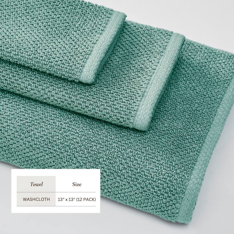 Linery & Co. Luxury Cotton Textured Bath Towel