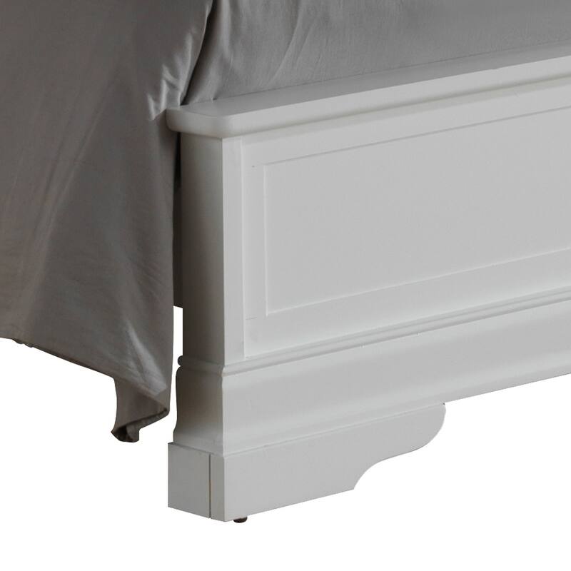 Full Size Traditional Platform Bed with Durable Particle Board Construction and Easy Assembly