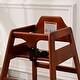 preview thumbnail 5 of 7, Wooden Double Solid Wood Feeding, Eat & Grow Portable High, Easy to Clean Baby Booster Chair in Walnut Finish