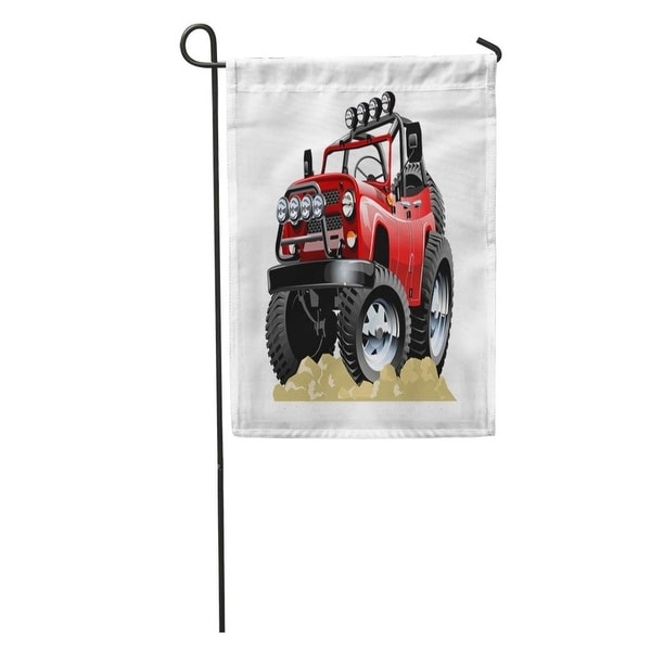 Jeep Cartoon 4X4 Vehicle One Click Repaint Car Road Off Truck Safari