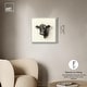 preview thumbnail 5 of 60, Darkness in Detail of Cow Canvas Animal Art Prints by Art Remedy