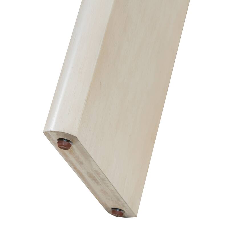 Console Table with Rounded Edges and Sturdy Shelf
