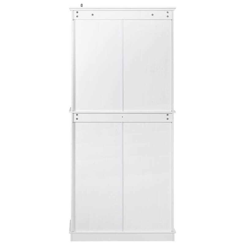 Pantry Cabinet with 3 Pull Out Cabinet and 2 Drawers