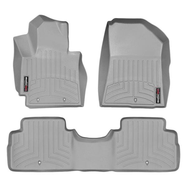 Shop Weathertech Kia Soul 2014 Grey Front Rear Floor Mats