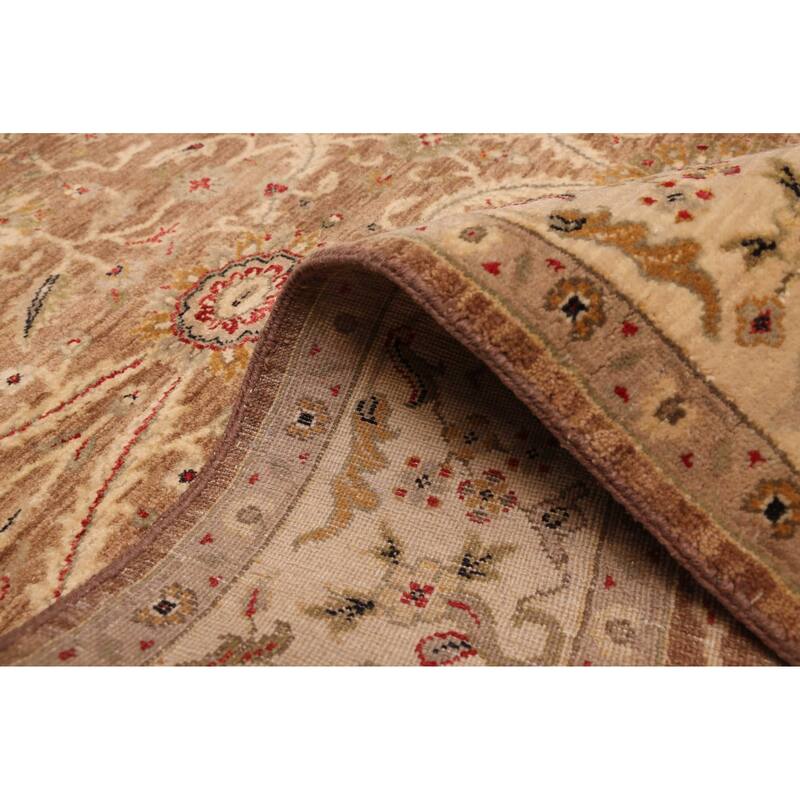 ECARPETGALLERY Hand-knotted Jamshidpour Brown Wool Rug - 5'8 x 8'1