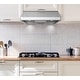 preview thumbnail 2 of 9, Cosmo 30 in. Ducted Under Cabinet Range Hood in Stainless Steel with Push Button Controls, LED Lighting and Permanent Filters