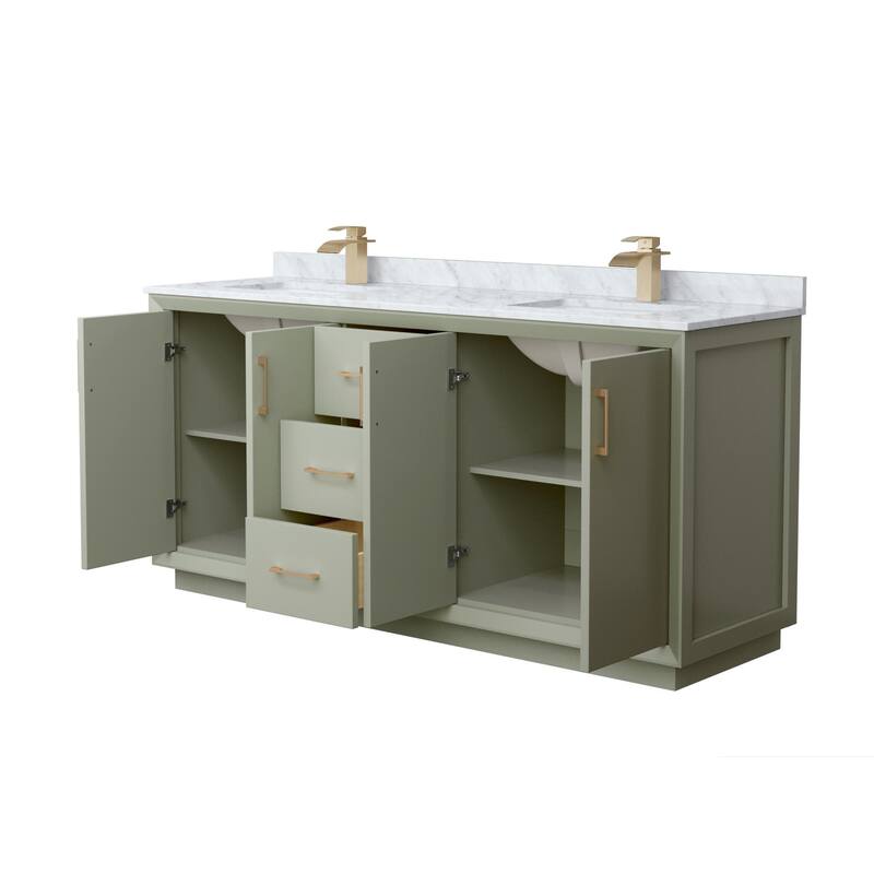 Wyndham Collection WCF414172D-NAT-UNSMXX Strada 72" Free Standing