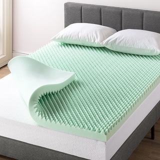 Lucid Comfort Collection 3-inch Gel and Aloe Memory Foam Topper - On Sale -  Bed Bath & Beyond - 21015414