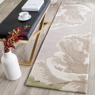 SAFAVIEH Keara Floral Hand-tufted Wool Area Rug