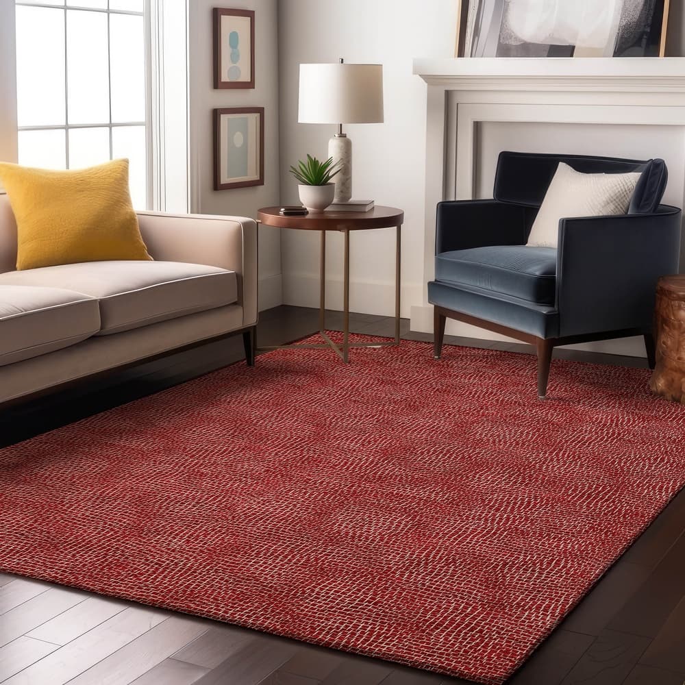 Premium Washable Super Soft Geo Hatchy Mayfield Rug