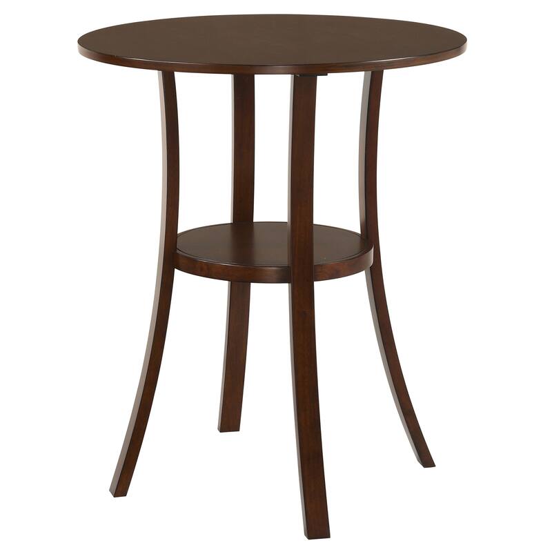 Irvi Traditional Rubberwood 3-Piece Barstool Counter Height Dining Set by Furniture of America