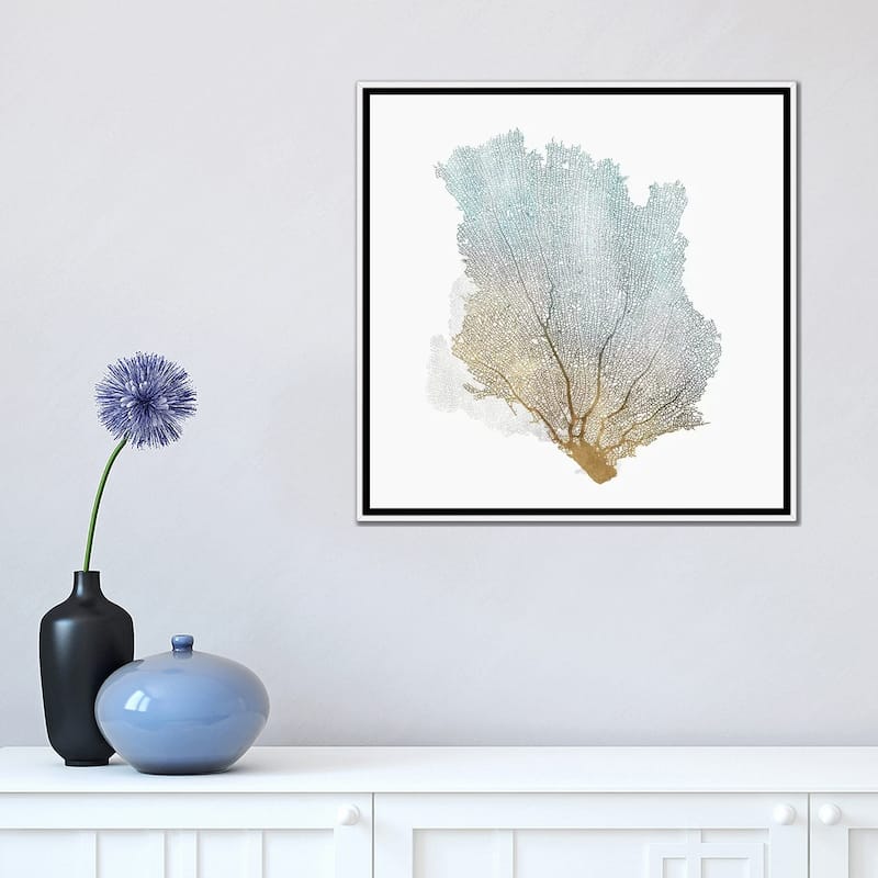 iCanvas "Delicate Coral I" by Isabelle Z Framed Canvas Print