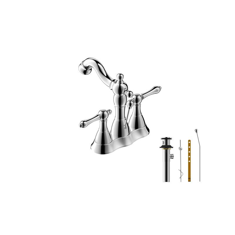 Ultra Faucets Prime Collection Two-Handle 4" Centerset Lavatory Faucet