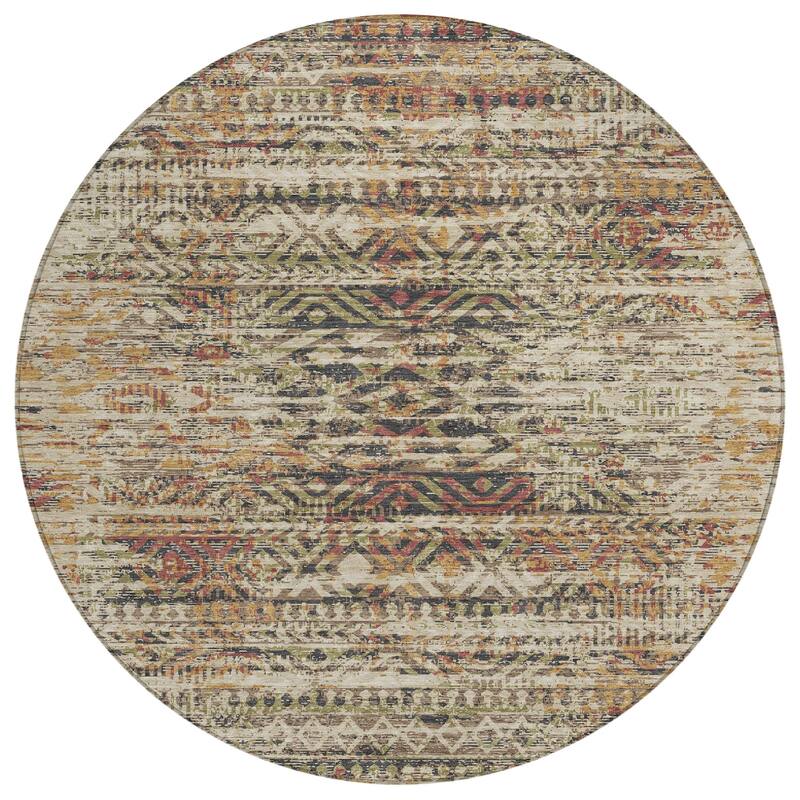 HomeRoots Moroccan Transitional Rectangle Outdoor Rug