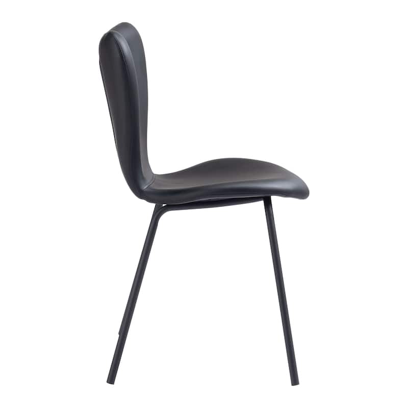 Dining Chair with Steel Frame(Set of 2) - Product (in) : 20.1" W x 20.1" D x 32.7" H
