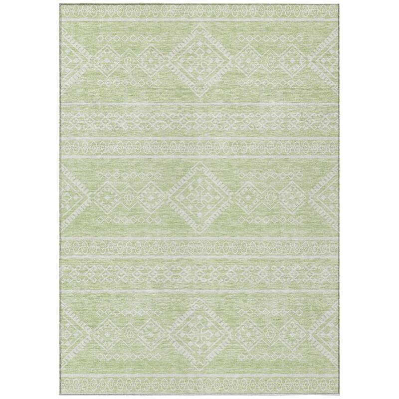 HomeRoots Southwestern Transitional Rectangle Outdoor Rug