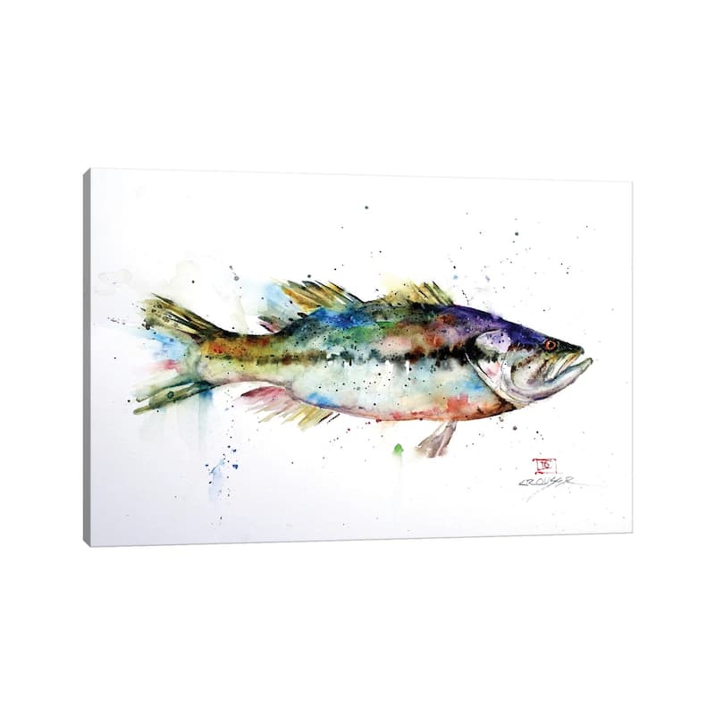 iCanvas "Largemouth" by Dean Crouser Canvas Print