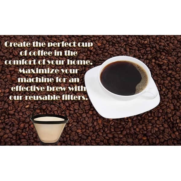 Goldtone Brand Reusable #4 Cone replaces Your Ninja Coffee Filter for Ninja Bar