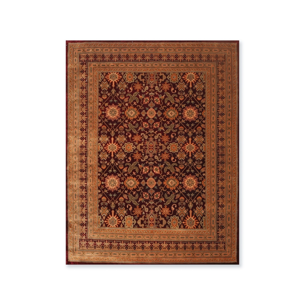 Overstockhand Knotted Wool Persian Oriental Area Rug 8 3 X10 5 8 X 10 8 X 10 Multi Color Dailymail