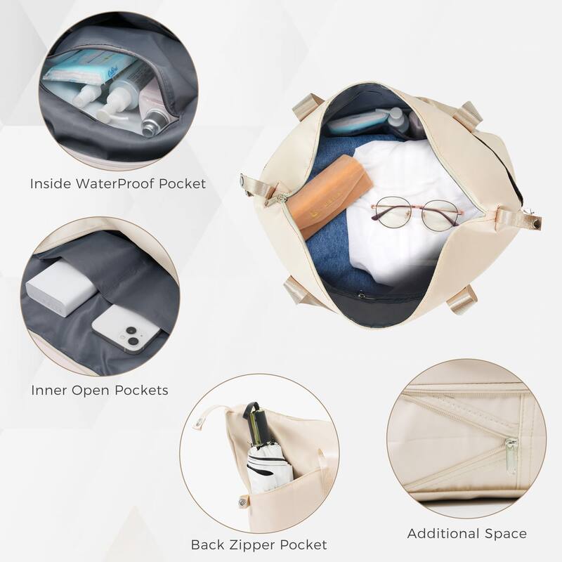 4-Piece, 20-Inch Modern Expandable Luggage with Travel Bag USB Port and Spinner Wheels, for Boarding Travel