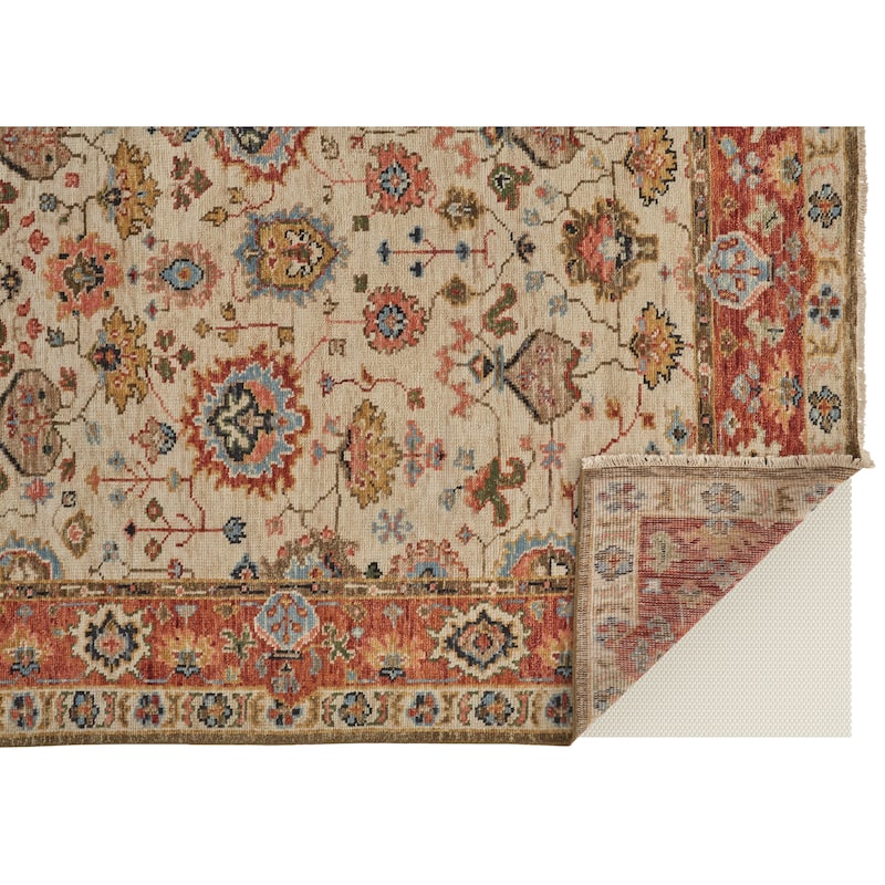 Grand Bazaar Irie Hand Knotted Oriental Traditional Area Rug